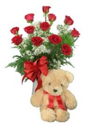 Red Roses N Teddy