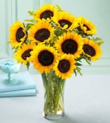 Sunflower Vase Arrangement 