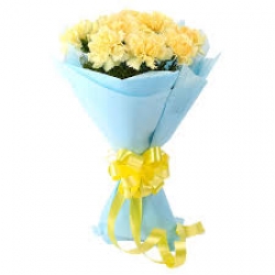 Yellow Carnations Bouquet 