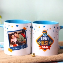 Photo Printed Mugs For Dad 