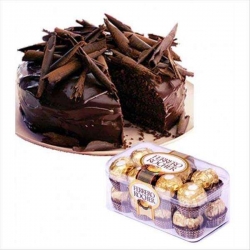 Ferrero Rocher With Truffle Cake 