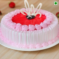 Eggless Strawberry Cake   2 Kg