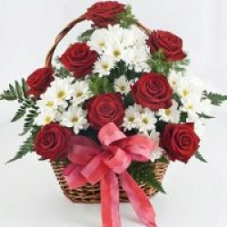 Red And White Flower Bouquet