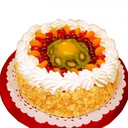 Fresh Fruit Cake- 9 Inches