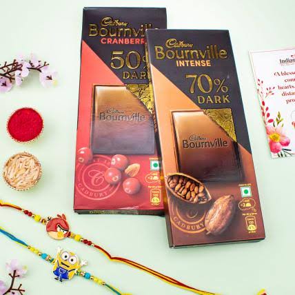 A premium Rakhi's with Bournville Chocolates