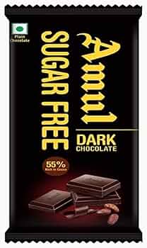 Amul Sugar Free Dark Chocolate 150 grams