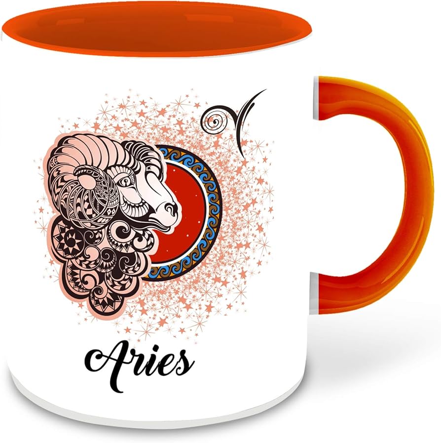 Aries Zodiac Sign Personalized Mug
