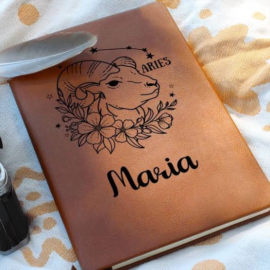 Aries Zodiac Sign Personalized Nore Book