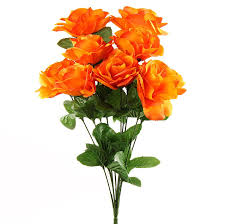Artificial Orange Roses Bouquet