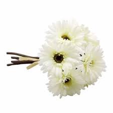 Artificial White Gerberas Bouquet