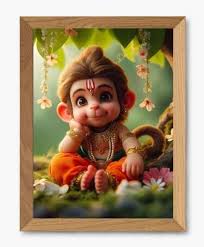 Bal Hanuman Ji Photo frame