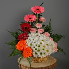 Beautiful floral arrangement in multiple colours.