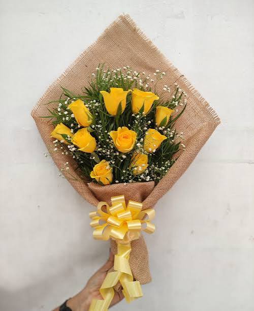 Blazing Yellow Floral Bouquet