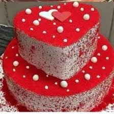 Breathtaking 2 Tier Red Velvet cake