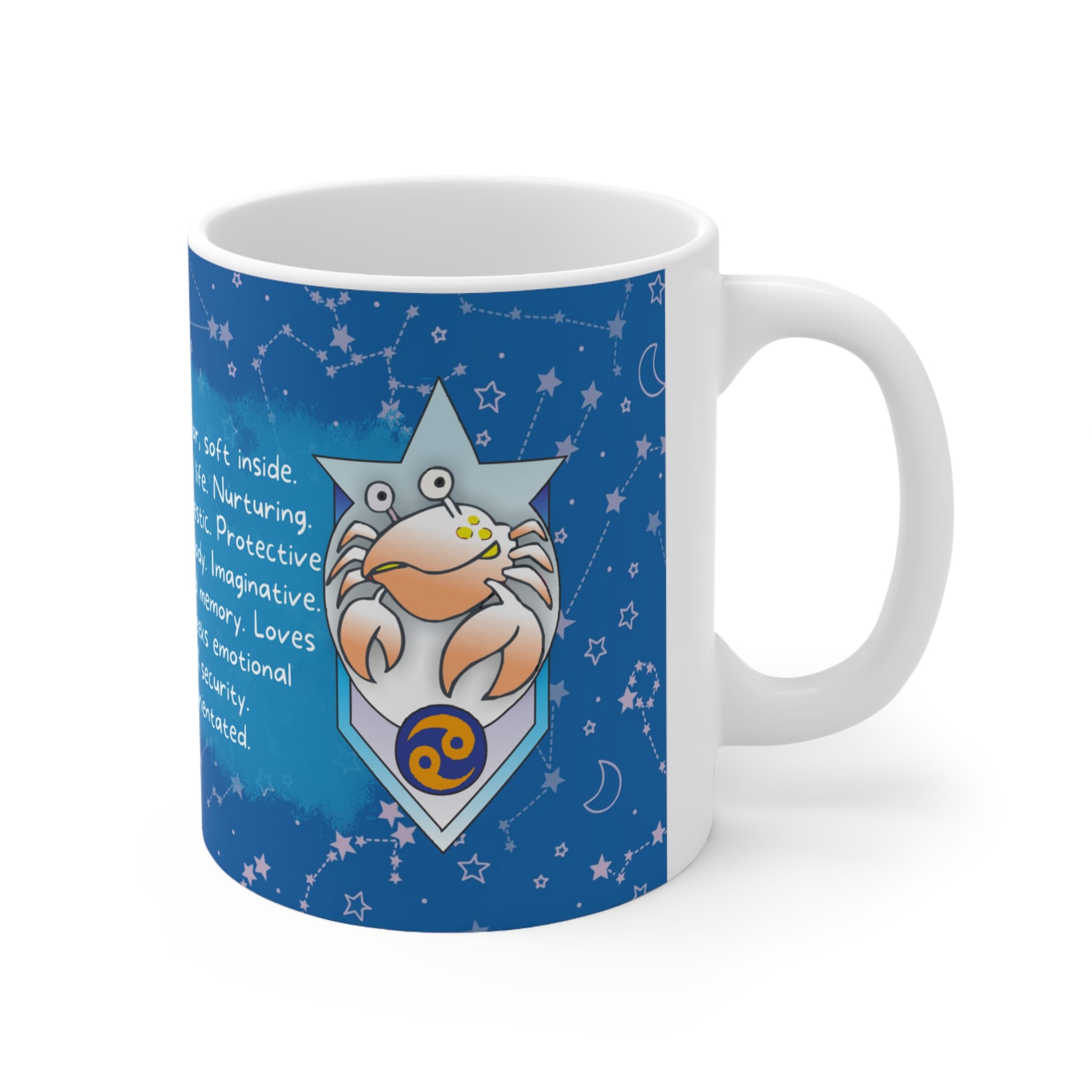 Cancer Zodiac Sign Personalized Mug
