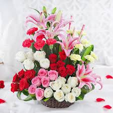 Charming Multicolored Flower arrangement