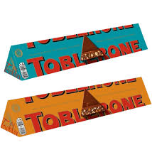 Crispy Toblerone Almond and Orange twist Chocolate bars