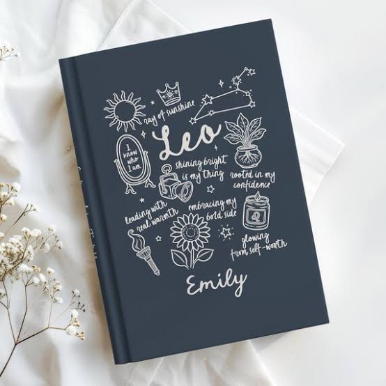 Custom Leo Zodiac Executive Planner | Personalized Luxury Gift Diary