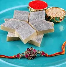 Delicious Kaju Katli & Designer Rakhi