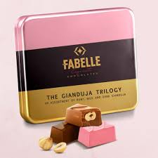 Fabella Gianduja Trilogy Chocolate box 144 grams