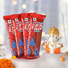 God Ganesha Idol & KitKat Chocolate