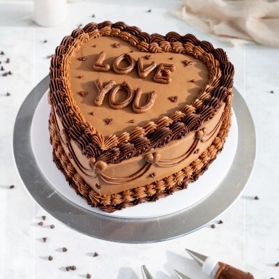 Heart Shape Coffee Cake 500 grams