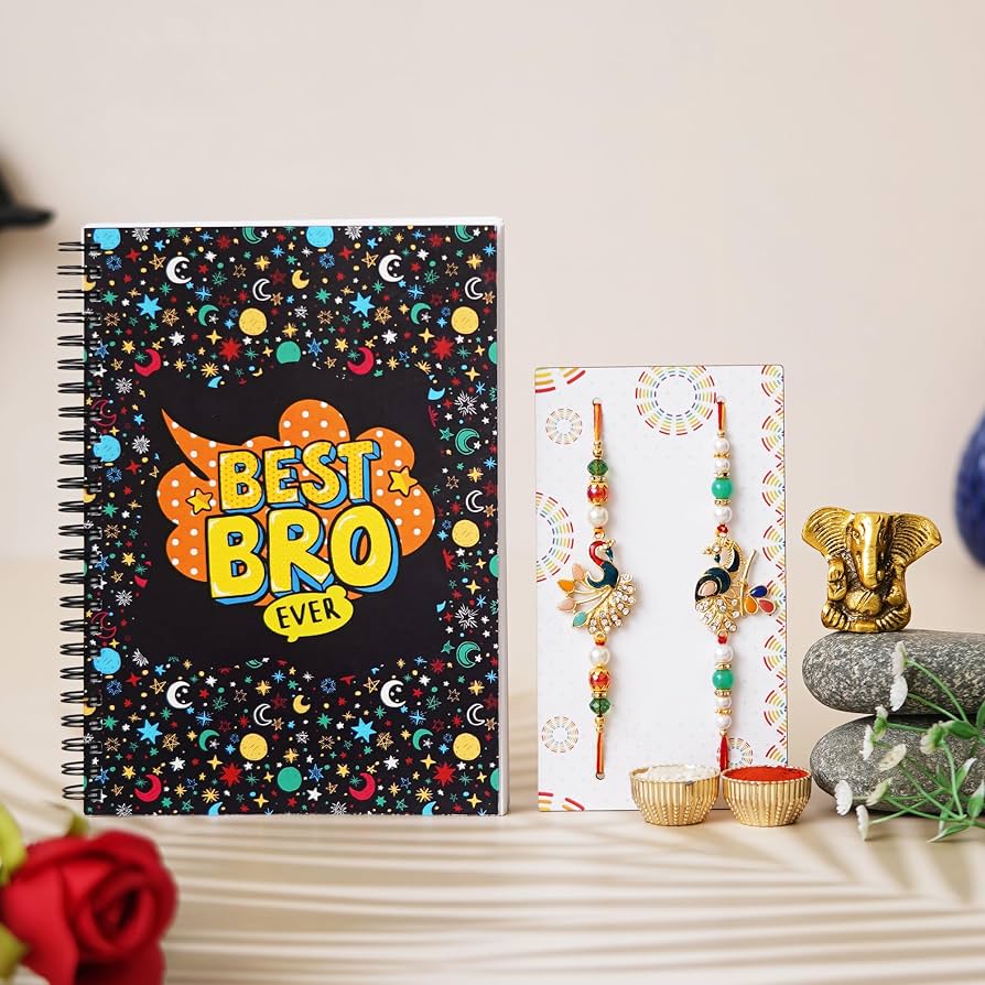 Lord Ganesha Statue paired with Designer Rakhi's and Executive Diary