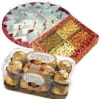 Luscious Ferrero Rocher with succulent Kaju Katli & Nutritious Dry Fruits
