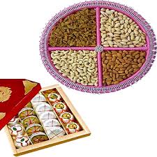 Luscious Mix Mithai & Nutritious Assorted Dry fruits