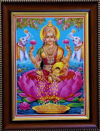 Maa Laxmi Wall Hanging Photo frame