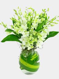 Modern & Minimalist White Floral arrangement