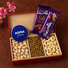 Nivea Cream with Healthy Dry Fruit and Chocolate Combo