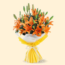 Orange Lilies Bouquet