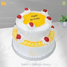Palatable 2 Tier Pineapple Cake