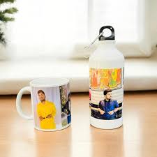 Personalized Mug and Customized Sipper Bottle