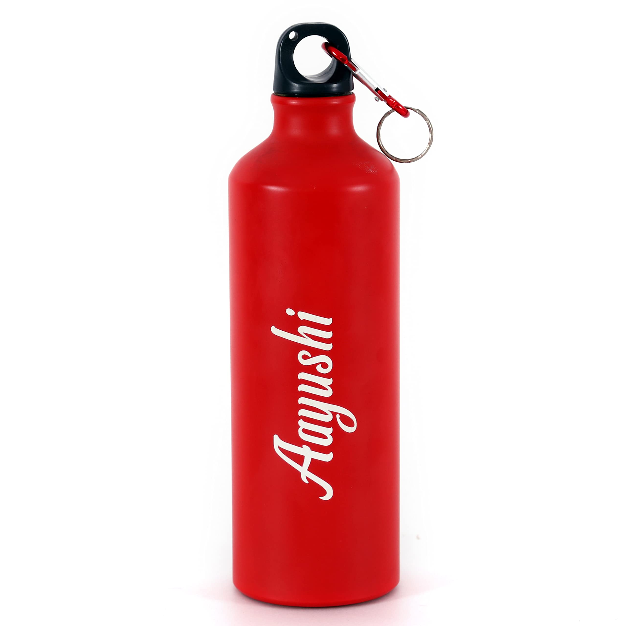 Personalized Red Water Bottle