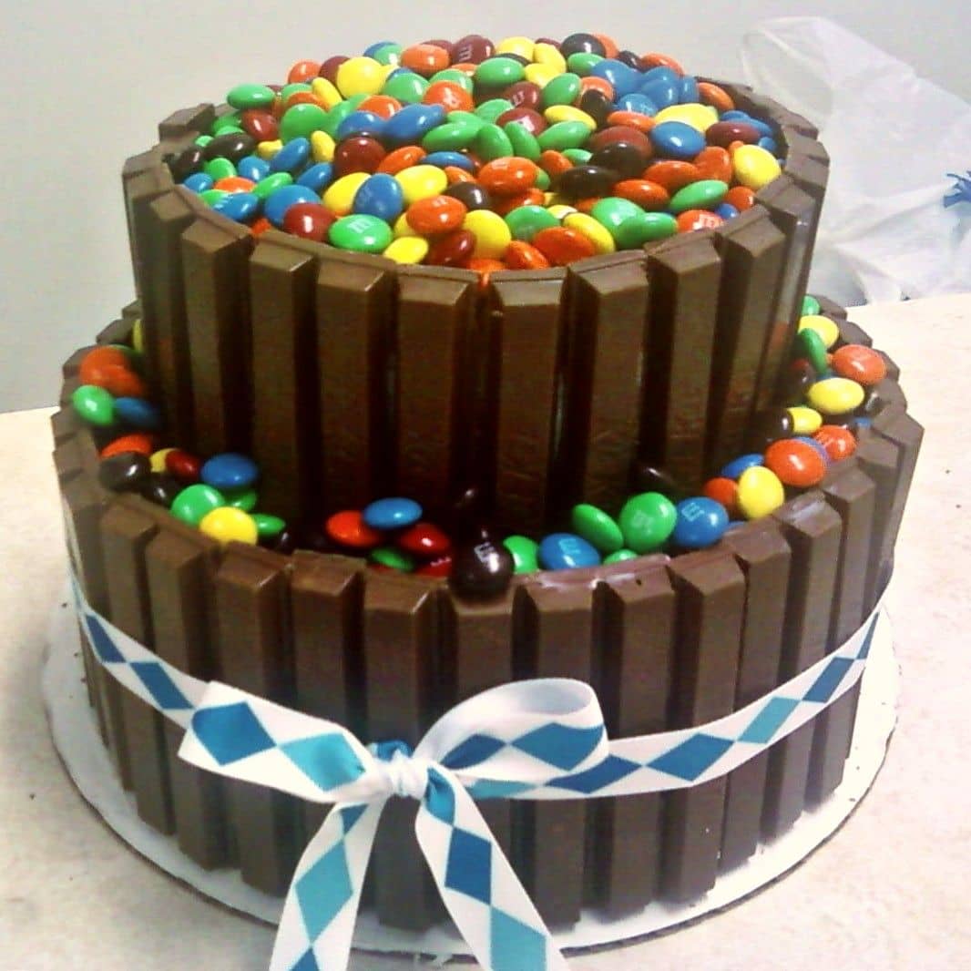 Premium 2 Tier Kit Kat cake