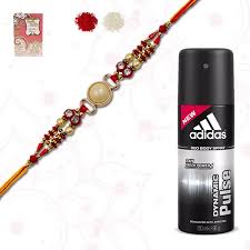 Premium Adidas Deodorant with Fancy Rakhi