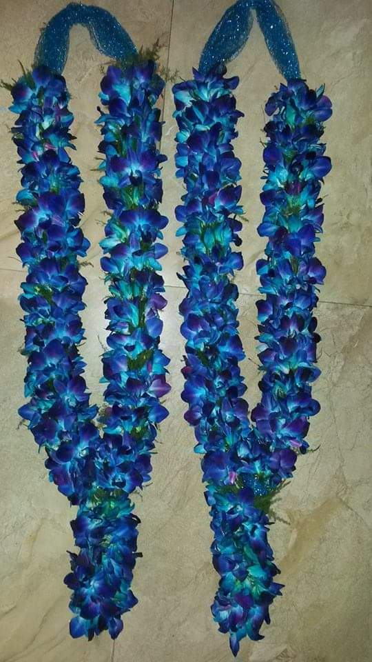 Premium Orchid Floral Jai Mala