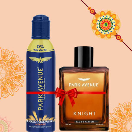 Premium Parke Avenue Deodorant with Intense Knight Perfume and Fancy Rakhi