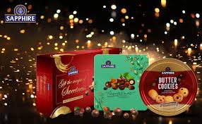 Premium Sapphire Almond Chocolate & Sapphire Butter cookies