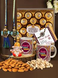 Premium Spiritual Gift Hamper for Bhaiya and Bhabhi on Raksha Bandhan.