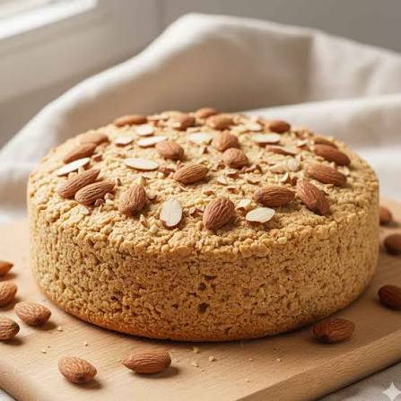 Rich Almond Eggless Dry cake