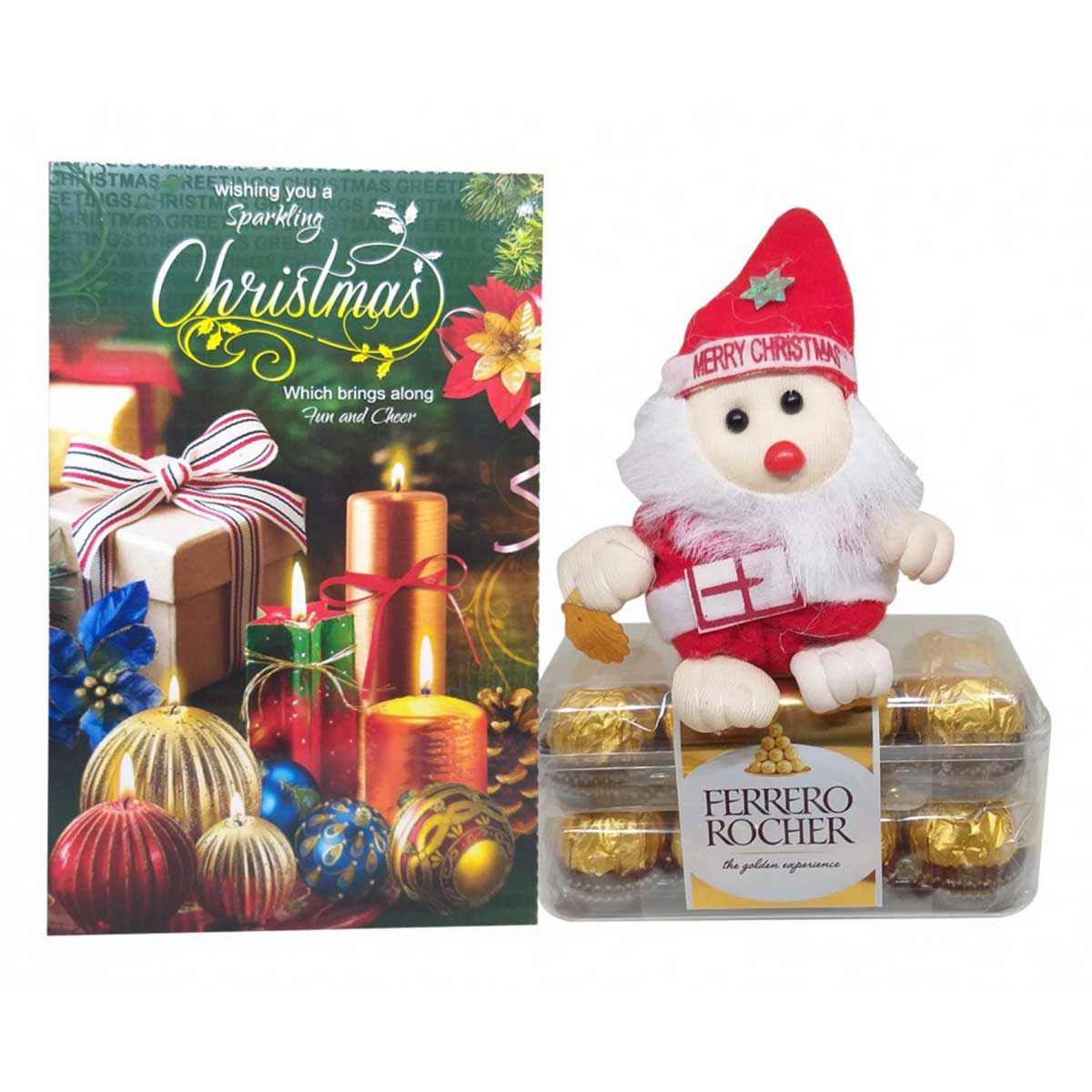 "Santa Claus & Ferrero Rocher Christmas Chocolate Gift Hamper"