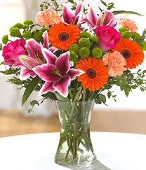 Stupendous Kaleidoscopic Floral Arrangement