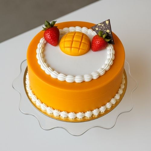Sumptuous Mango Cream Cake