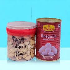 Sumptuous Rasgulla and Nutritious Cashew nut