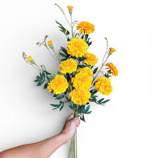 Supernatural Marigold floral Bouquet
