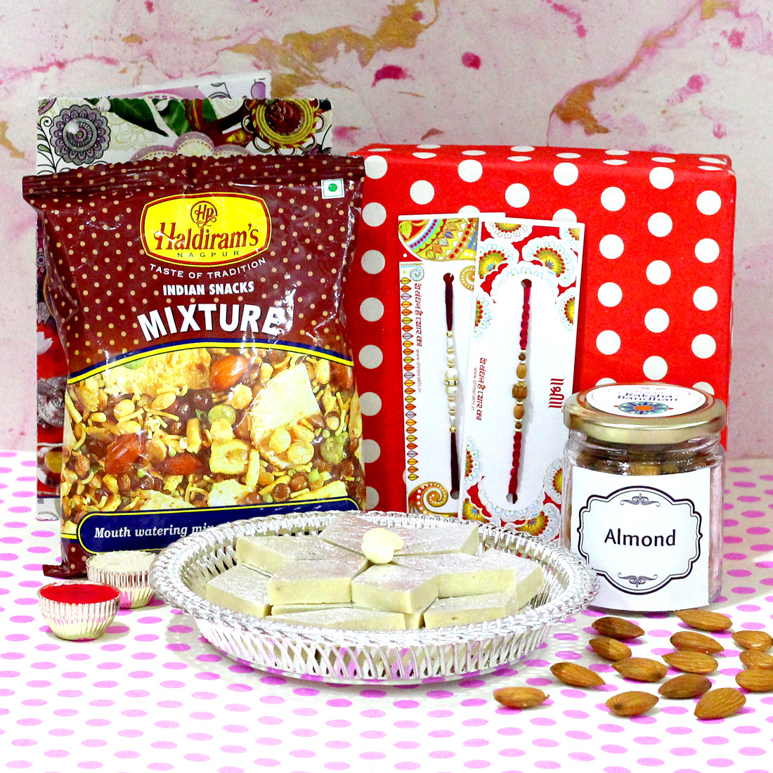 Sweet & Crunchy Gift hamper for Raksha Bandhan