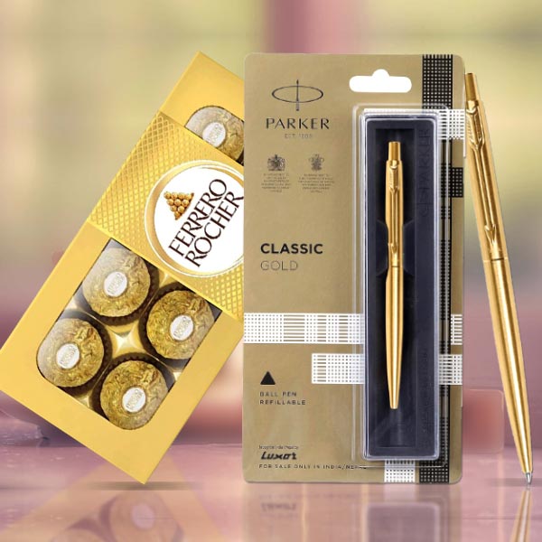 Upscale Parker Pen with Artisan chocolate